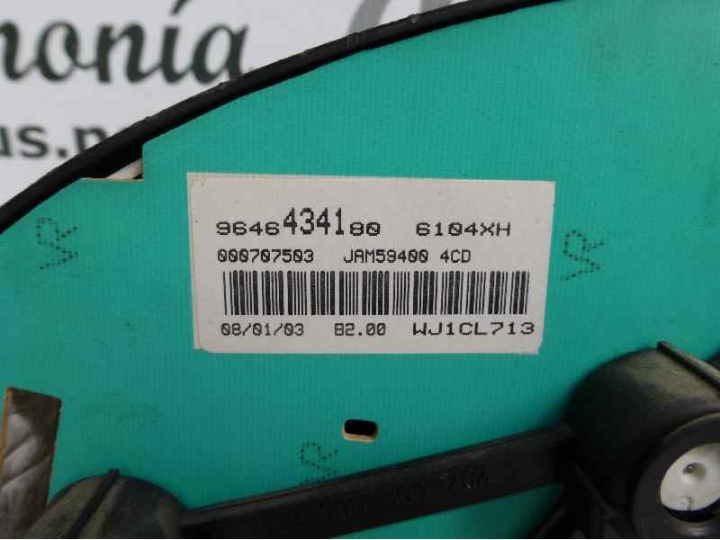 Recambio de cuadro instrumentos para peugeot partner (s2) combiespace referencia OEM IAM 9646434180  