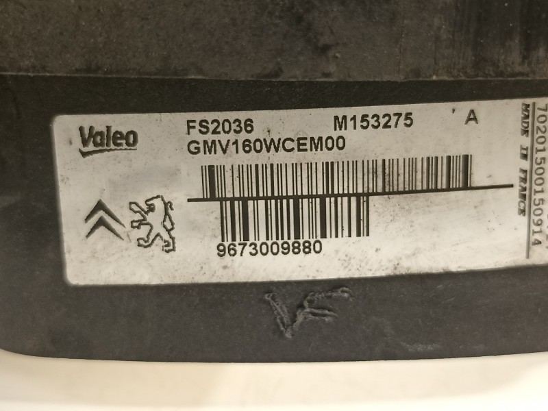 Recambio de electroventilador para citroën ds5 style referencia OEM IAM 9673009880  