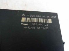Recambio de caja reles / fusibles para mercedes-benz clase clk (w209) coupe 320 (209.365) referencia OEM IAM A2098205926 376800G 2