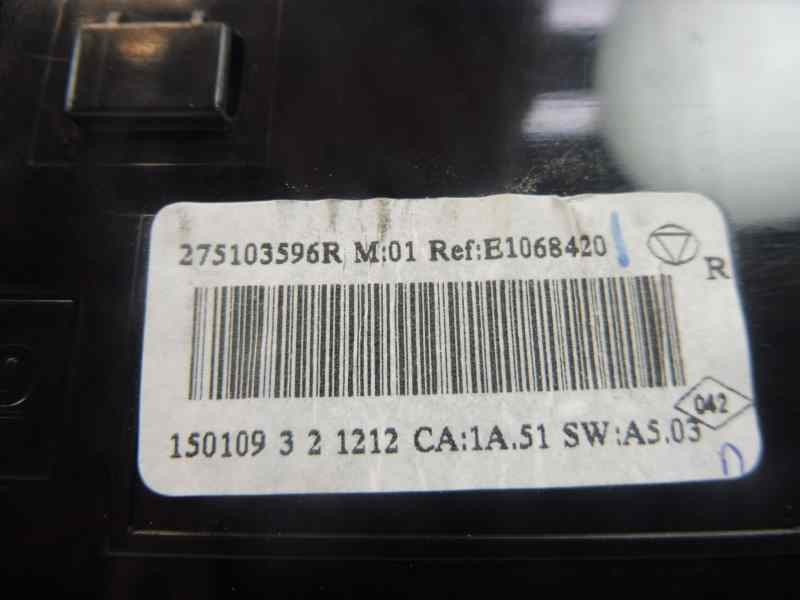 Recambio de mando climatizador para renault megane iii berlina 5 p business referencia OEM IAM 275103596R  