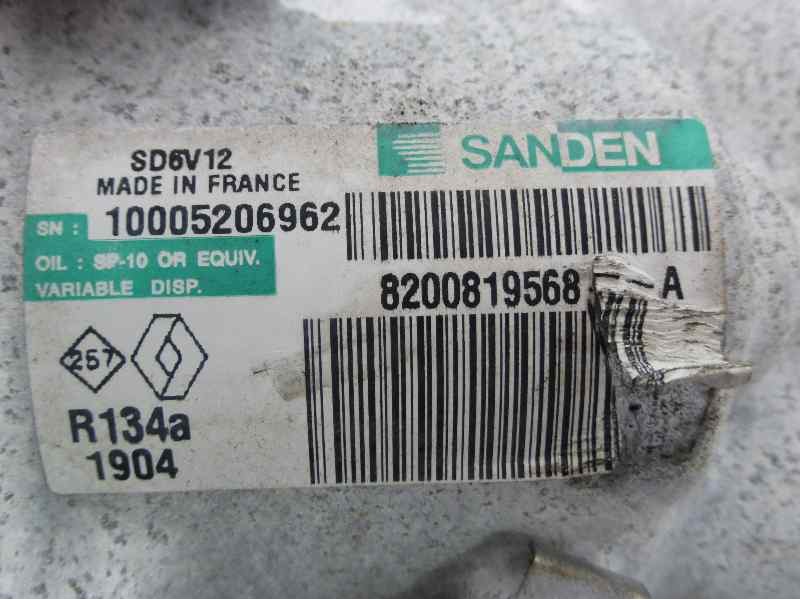 Recambio de compresor aire acondicionado para renault clio iii dynamique referencia OEM IAM 8200819568  