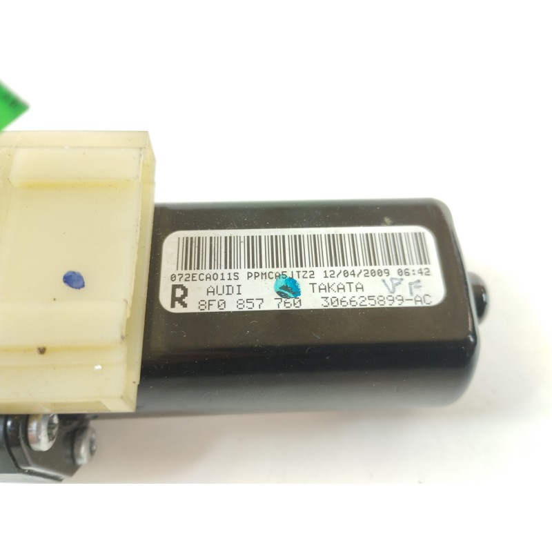 Recambio de cinturon seguridad delantero derecho para audi a5 cabriolet (8f7) 3.0 tdi quattro referencia OEM IAM 8F0857760  