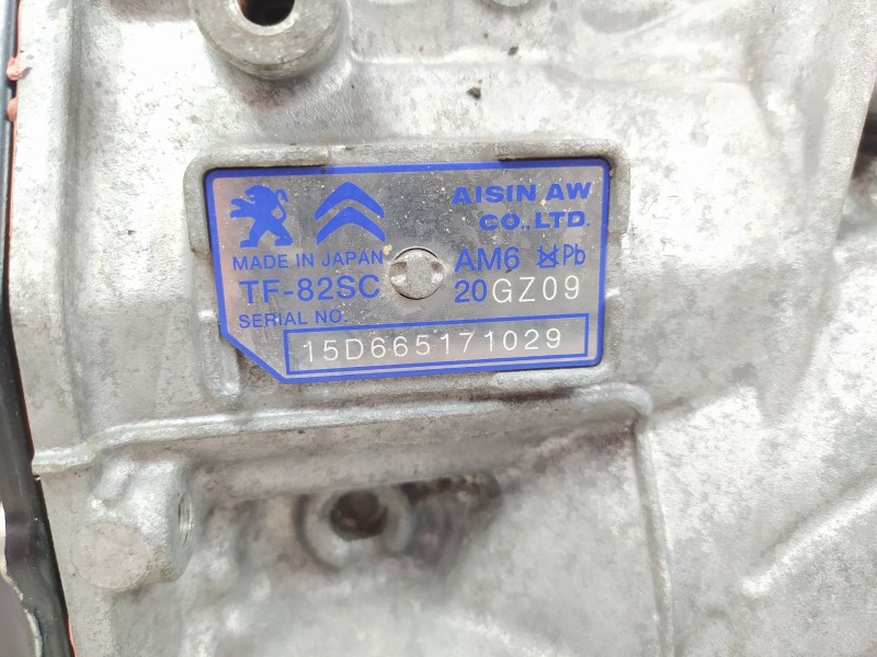 Recambio de caja cambios para citroën ds5 style referencia OEM IAM 20GZ09  