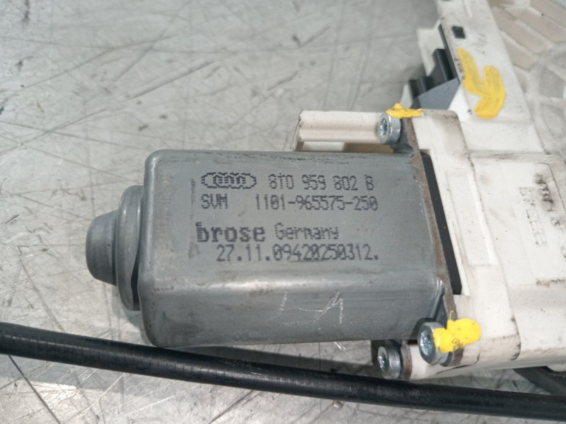 Recambio de elevalunas delantero derecho para audi a5 cabriolet (8f7) 3.0 tdi quattro referencia OEM IAM 8T0959802B  