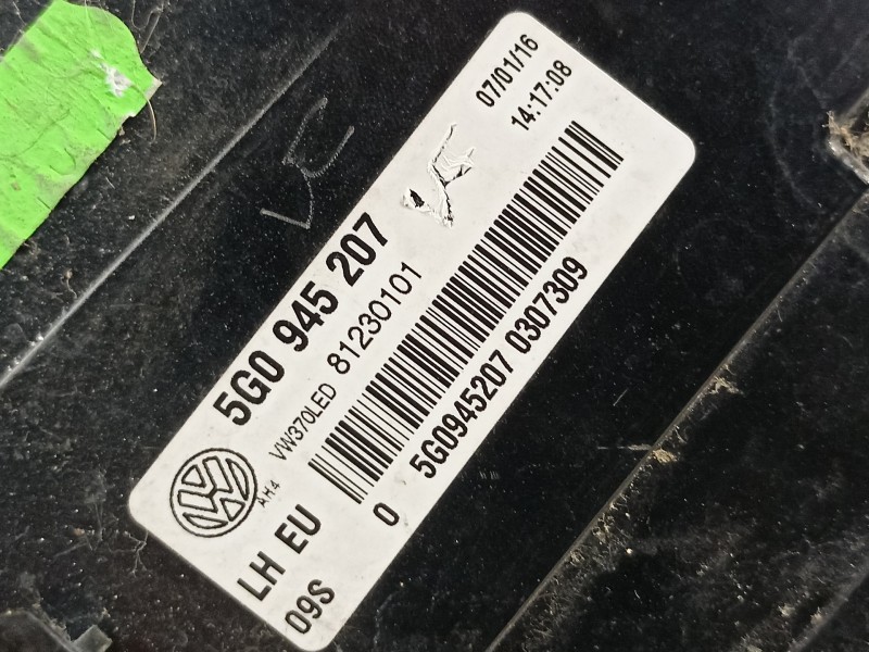 Recambio de piloto trasero izquierdo para volkswagen golf vii lim. gte referencia OEM IAM 5G0945207  