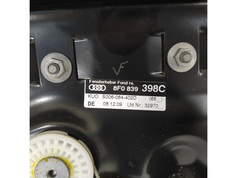 Recambio de elevalunas trasero derecho para audi a5 cabriolet (8f7) 3.0 tdi quattro referencia OEM IAM 8F0839398C 0130822040 