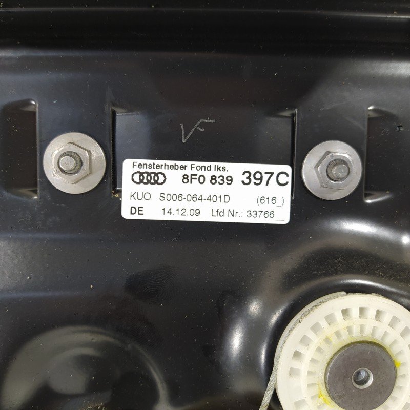 Recambio de elevalunas trasero izquierdo para audi a5 cabriolet (8f7) 3.0 tdi quattro referencia OEM IAM 8F0839397C 0130822039 