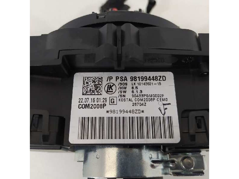 Recambio de mando luces para citroën c4 lim. shine referencia OEM IAM 98199448ZD  