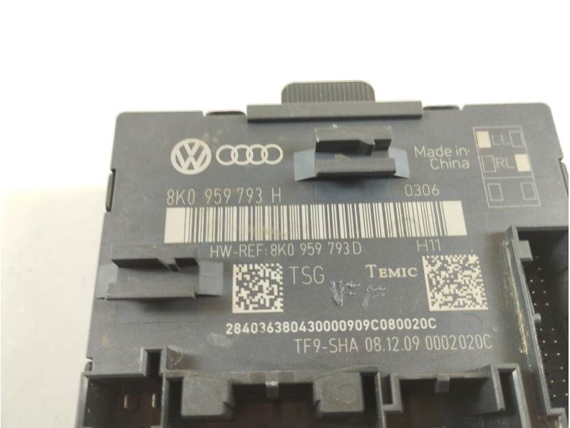 Recambio de modulo confort para audi a5 cabriolet (8f7) 3.0 tdi quattro referencia OEM IAM 8K0959793H 8K0959793D 