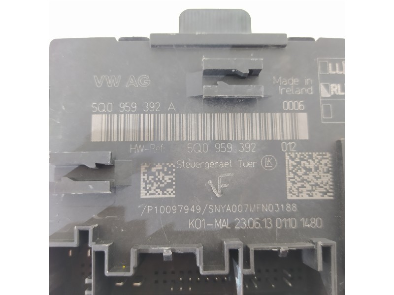 Recambio de modulo confort para volkswagen golf vii lim. edition bluemotion referencia OEM IAM 5Q0959392A 5Q0959392 