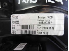 Recambio de elevalunas trasero izquierdo para seat toledo (1m2) select referencia OEM IAM 1M0839729F 1J4959811C  2