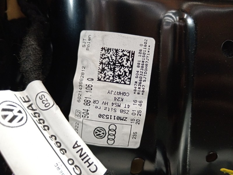 Recambio de asiento delantero derecho para volkswagen golf vii lim. gte referencia OEM IAM 5Q4881106Q  