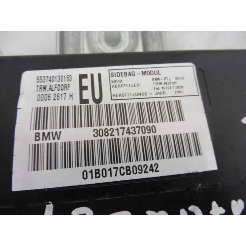 Recambio de airbag lateral delantero izquierdo para bmw serie 3 berlina (e46) 330d referencia OEM IAM 308217437090 553740130163 