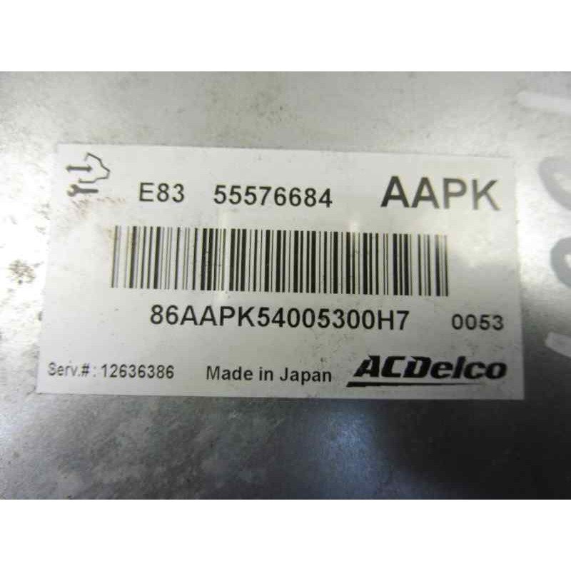 Recambio de centralita motor uce para opel corsa d essentia referencia OEM IAM 55576684 86AAPK54005300H7 