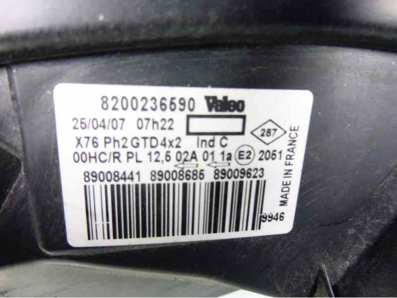 Recambio de faro izquierdo para renault kangoo (f/kc0) authentique referencia OEM IAM 8200236590  