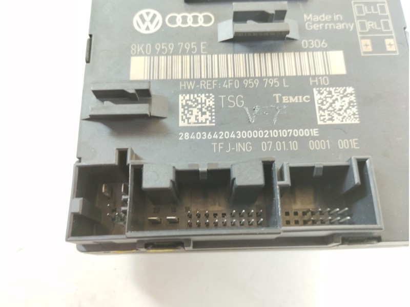Recambio de modulo confort para audi a5 cabriolet (8f7) 3.0 tdi quattro referencia OEM IAM 8K0959795E 4F0959795L 