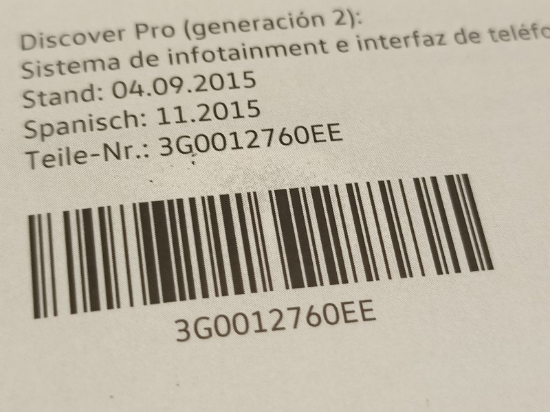 Recambio de no identificado para volkswagen golf vii lim. gte referencia OEM IAM 5G1012760AB 5GE012760JA 3G0012760EE