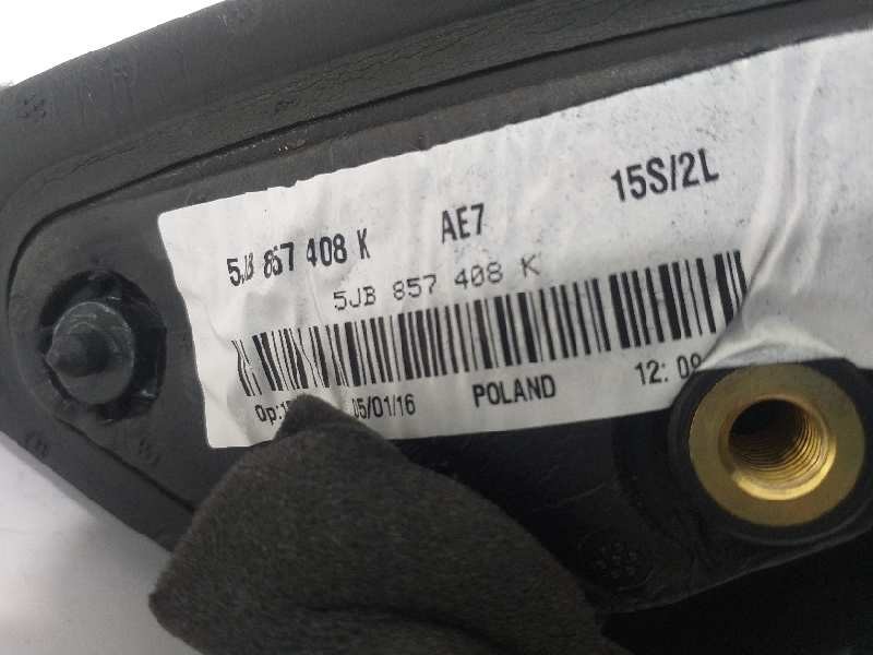 Recambio de retrovisor derecho para seat toledo (kg3) style referencia OEM IAM 5JB857408K  