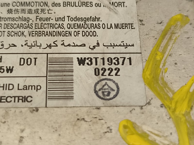 Recambio de centralita faros xenon para honda accord berlina (cu) elegance referencia OEM IAM W3T19371  