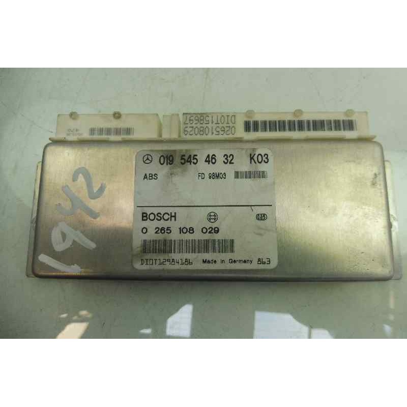 Recambio de centralita abs para mercedes-benz clase c (w202) berlina 180 (202.018) referencia OEM IAM 0195454632 0265108029 