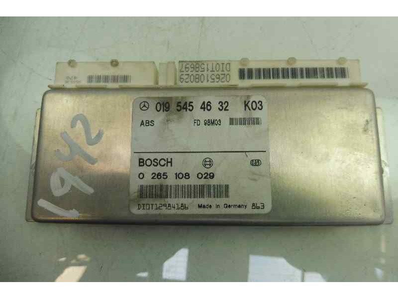 Recambio de centralita abs para mercedes-benz clase c (w202) berlina 180 (202.018) referencia OEM IAM 0195454632 0265108029 