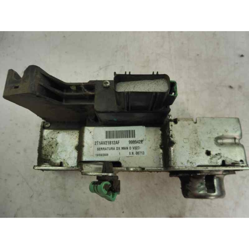 Recambio de cerradura puerta delantera derecha para ford transit connect (tc7) furgón (2006) referencia OEM IAM 2T1AV21812AF 999