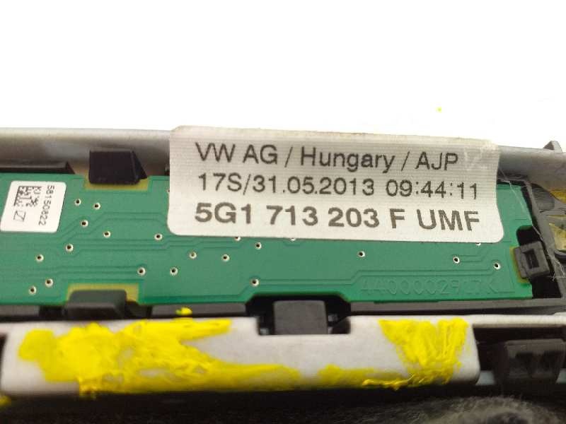 Recambio de pomo palanca cambio para volkswagen golf vii lim. sport bluemotion referencia OEM IAM 5G1713203F  