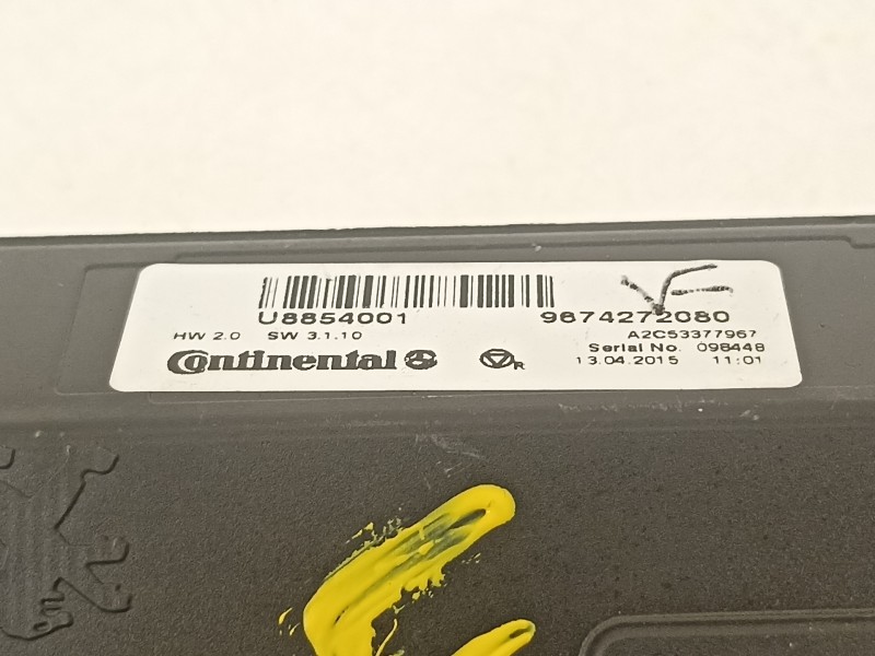 Recambio de modulo electronico para citroën ds5 style referencia OEM IAM 9674272080  