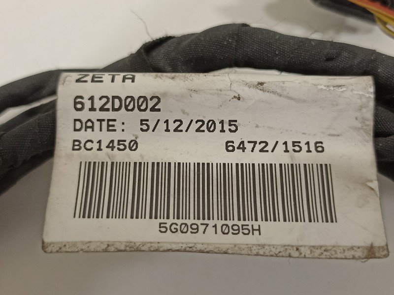 Recambio de cable para volkswagen golf vii lim. gte referencia OEM IAM 5G0971095H  