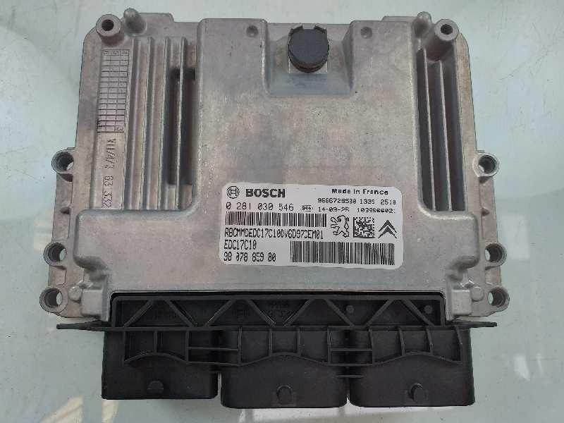 Recambio de centralita motor uce para peugeot partner kombi active referencia OEM IAM 9807885980 0281030546 9666729580