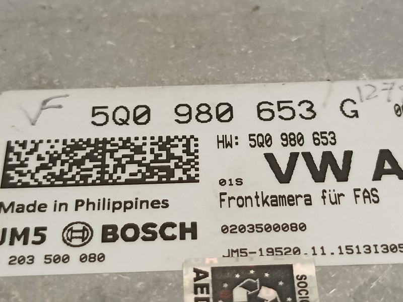 Recambio de camara para volkswagen golf vii lim. gte referencia OEM IAM 5Q0980653G  