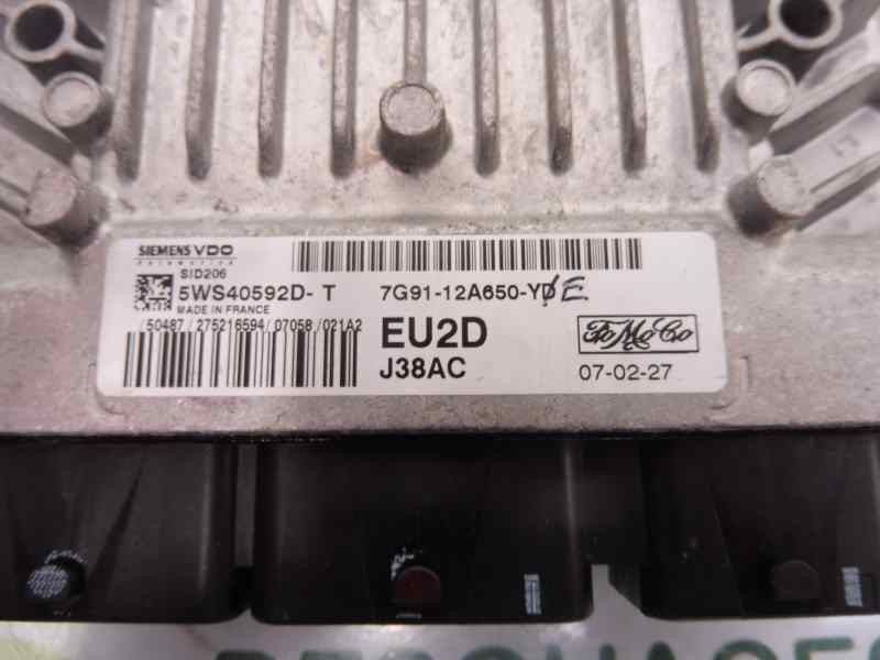 Recambio de centralita motor uce para ford mondeo ber. (ca2) ambiente referencia OEM IAM 7G9112A650YE 5WS40592DT 