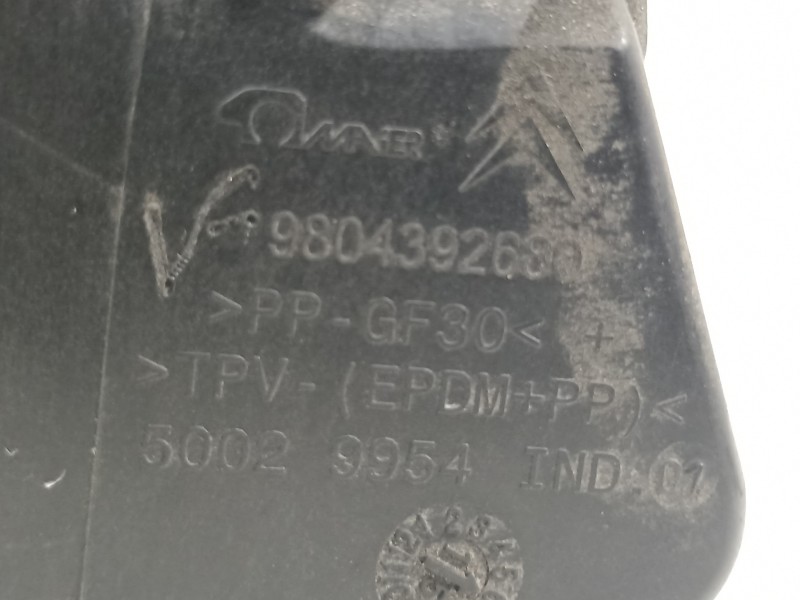 Recambio de tapa exterior combustible para citroën ds5 style referencia OEM IAM 9804392680  