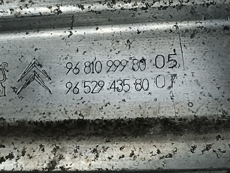 Recambio de refuerzo paragolpes trasero para citroën ds5 style referencia OEM IAM 9681099980 9652943580 