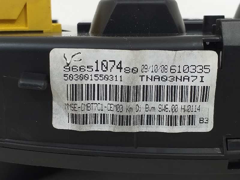 Recambio de cuadro instrumentos para peugeot 308 confort referencia OEM IAM 9665107480 503001550315 