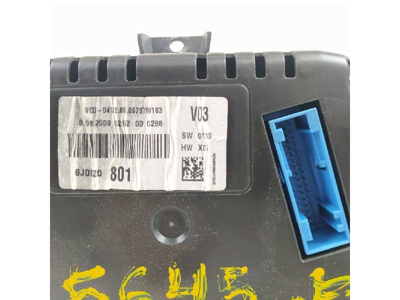 Recambio de cuadro instrumentos para seat ibiza (6j5) reference referencia OEM IAM 6J0920801  