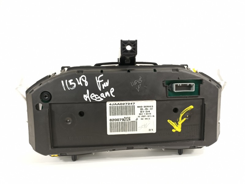 Recambio de cuadro instrumentos para renault megane ii coupe/cabrio dynamique referencia OEM IAM 8200793124J  