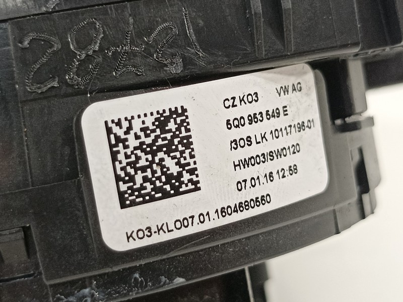 Recambio de anillo airbag para volkswagen golf vii lim. gte referencia OEM IAM 5Q0953549E  