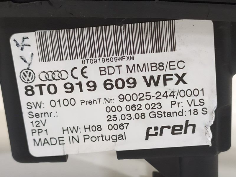Recambio de mando multifuncion para audi a4 avant (8k5) (2008) básico quattro referencia OEM IAM 8T0919609 8T0919609 