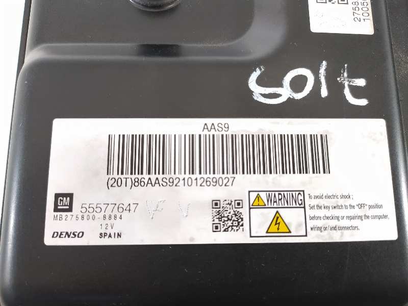 Recambio de centralita motor uce para opel astra j lim. enjoy referencia OEM IAM 55577647  
