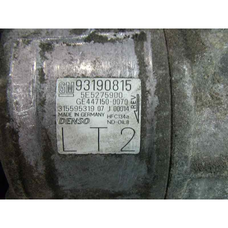 Recambio de compresor aire acondicionado para opel corsa d enjoy referencia OEM IAM 93190815 4471500070 