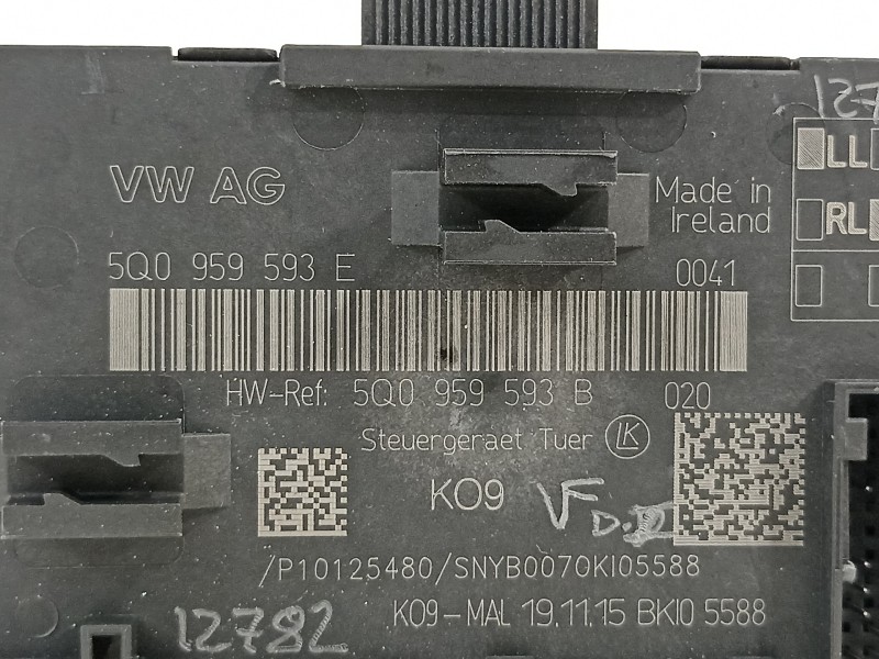 Recambio de modulo confort para volkswagen golf vii lim. gte referencia OEM IAM 5Q0959593E  