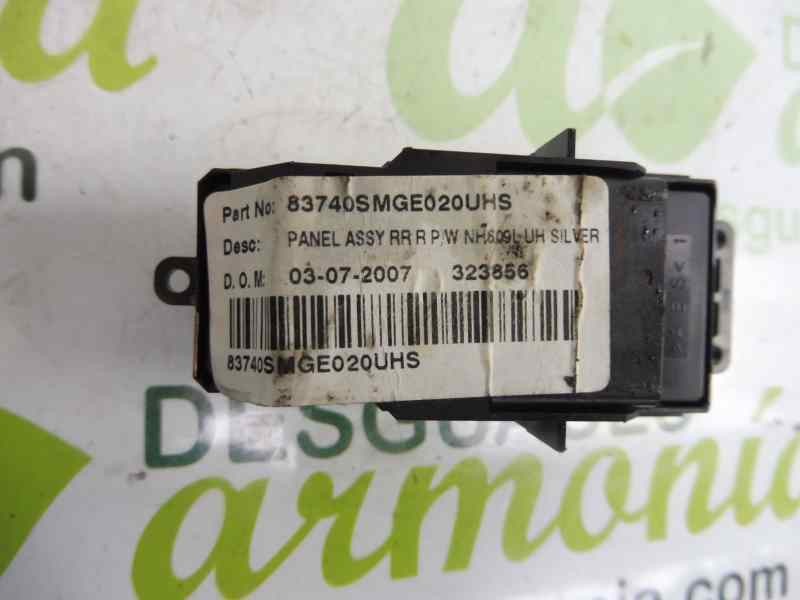 Recambio de mando elevalunas trasero derecho para honda civic berlina 5 (fk) 2.2 i-ctdi executive referencia OEM IAM 35770SMGE02