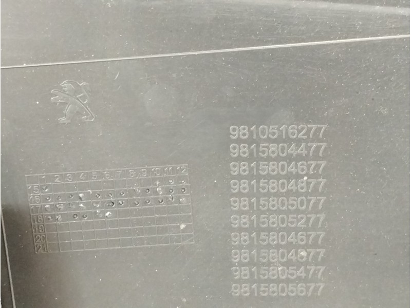 Recambio de guarnecido puerta trasera derecha para peugeot 3008 allure referencia OEM IAM 9871051627  