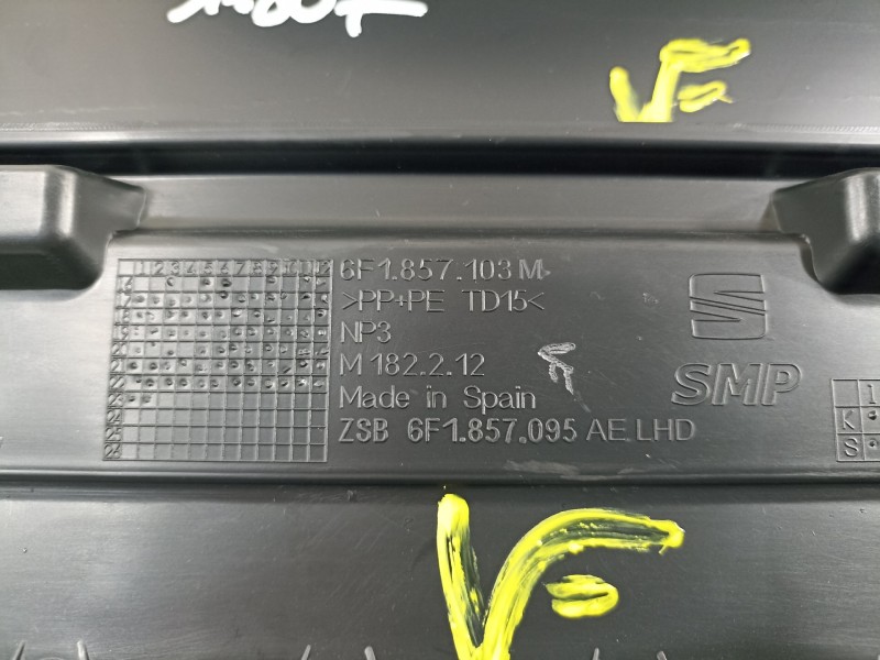 Recambio de guantera para seat arona xperience referencia OEM IAM 6F1857103M 6F1857095AE 