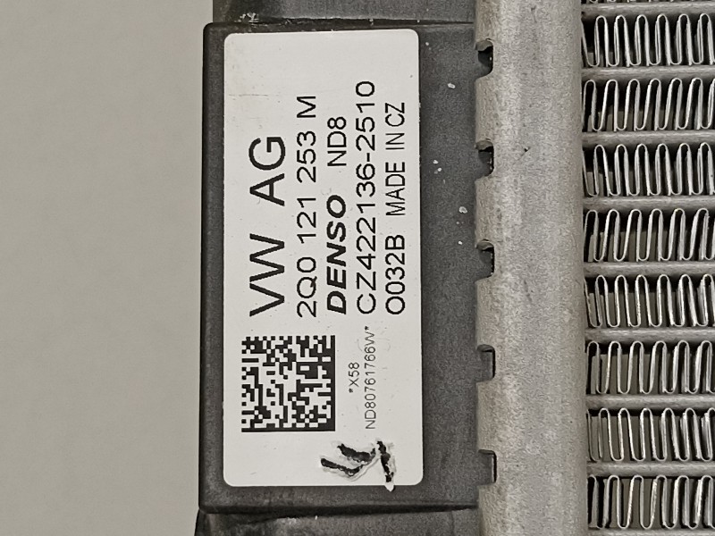 Recambio de radiador agua para seat arona xperience referencia OEM IAM 2Q0121253M CZ4221362510 