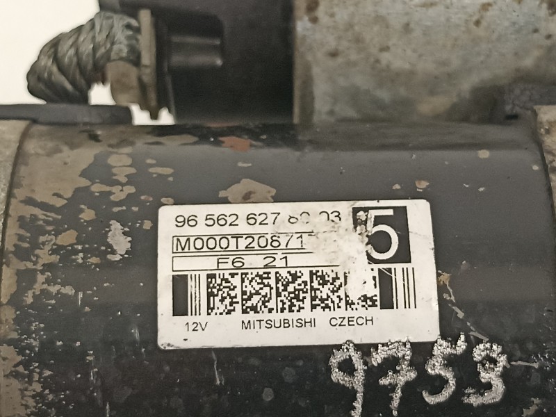 Recambio de motor arranque para peugeot 807 st referencia OEM IAM 9656262780  