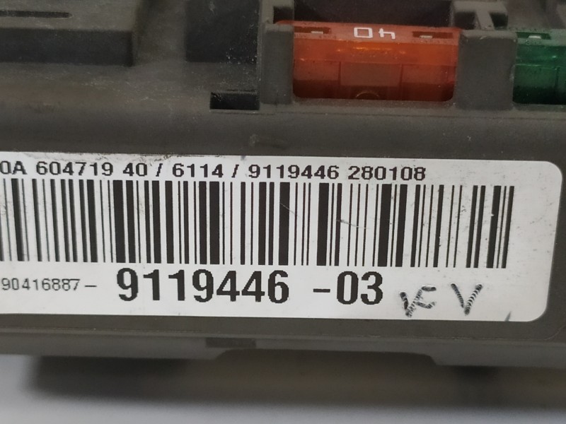Recambio de caja reles / fusibles para bmw serie 1 coupe (e82) 123d referencia OEM IAM 9119446 17925000000A 61149119446