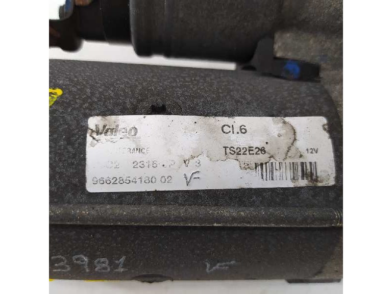 Recambio de motor arranque para peugeot 208 allure referencia OEM IAM 9662854180  