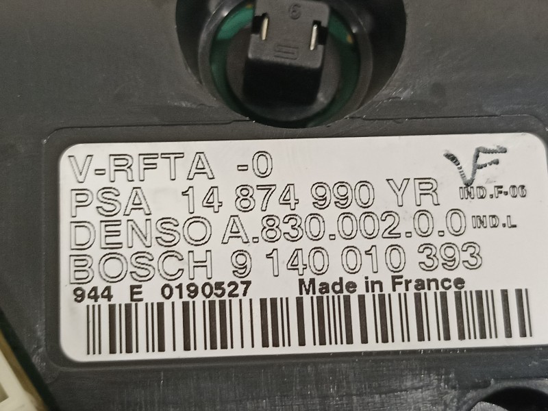 Recambio de mando climatizador para peugeot 807 st referencia OEM IAM 14874990YR A83000200 9140010393
